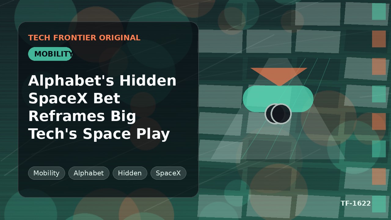 Alphabetの隠れたSpaceX投資がビッグテックの宇宙戦略を再定義