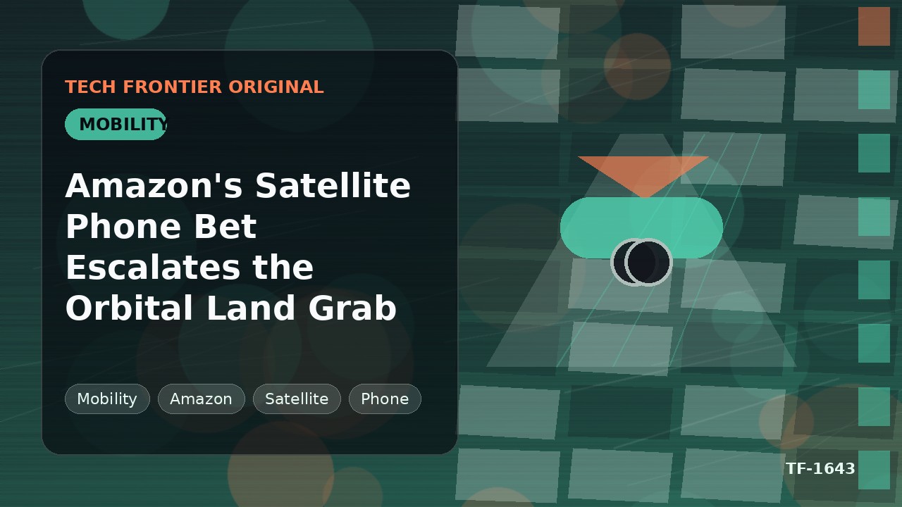 Amazonの衛星電話への賭けが軌道上の陣取り合戦を激化させる