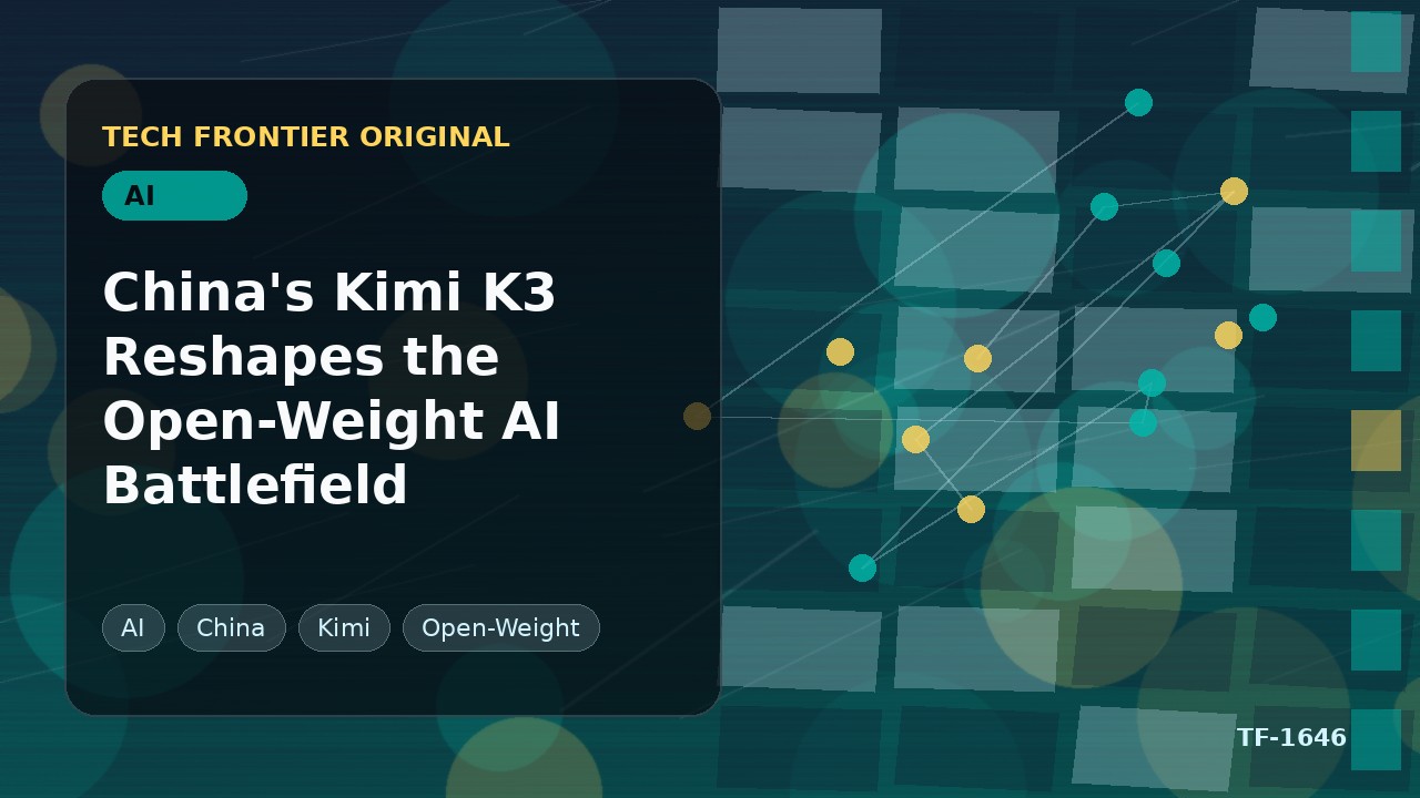 中国のKimi K3がオープンウェイトAI戦場を再編