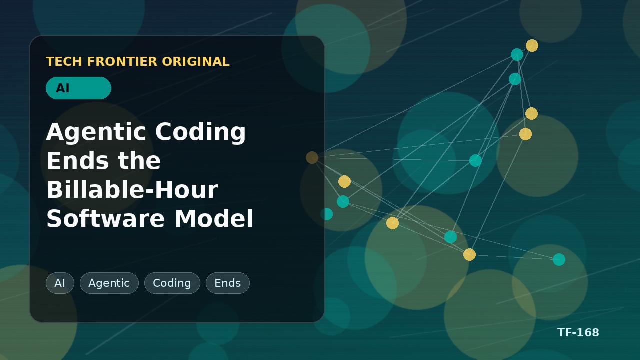 Agentic Codingが請求時間型ソフトウェアモデルを終わらせる