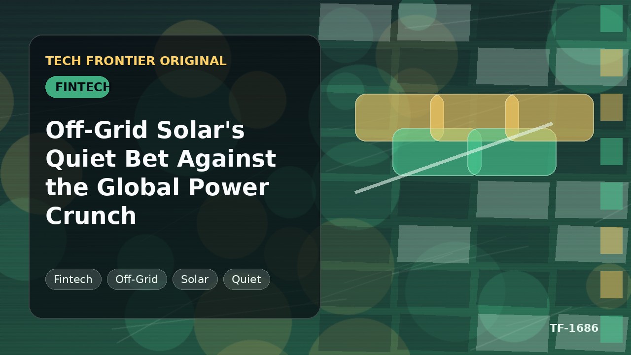 オフグリッド太陽光発電が世界的な電力危機に対して静かに賭ける