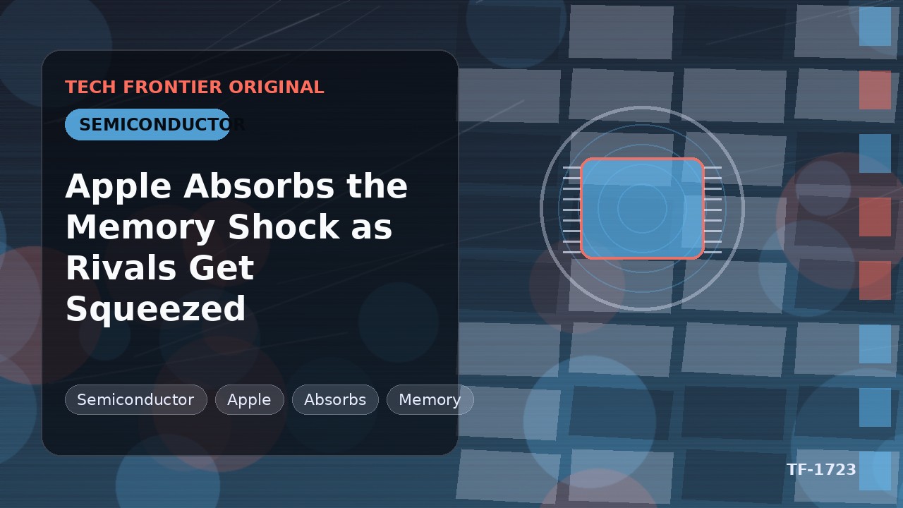 Appleがメモリショックを吸収、競合は圧迫される