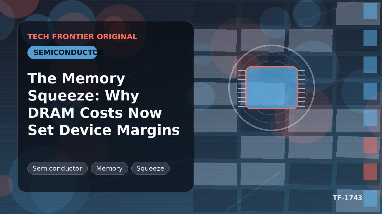 メモリ価格の圧迫:DRAM コストがデバイス利益率を左右する理由