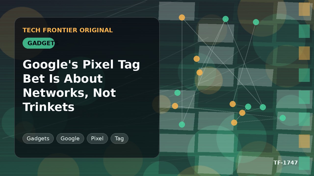 GoogleのPixel Tagへの賭けは、トリンケットではなくネットワークが狙い