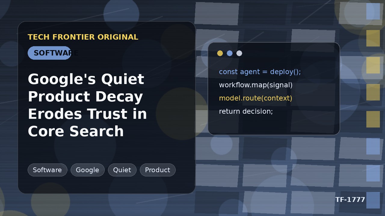 Googleの静かな製品劣化がコア検索への信頼を損なう