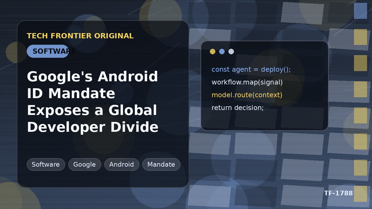 GoogleのAndroid ID義務化が露呈する世界的な開発者間の格差