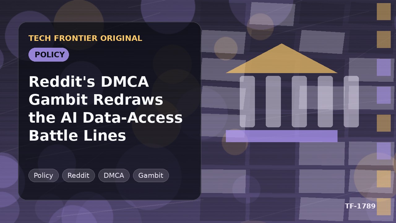 RedditのDMCA戦略がAIデータアクセス競争の構図を塗り替える
