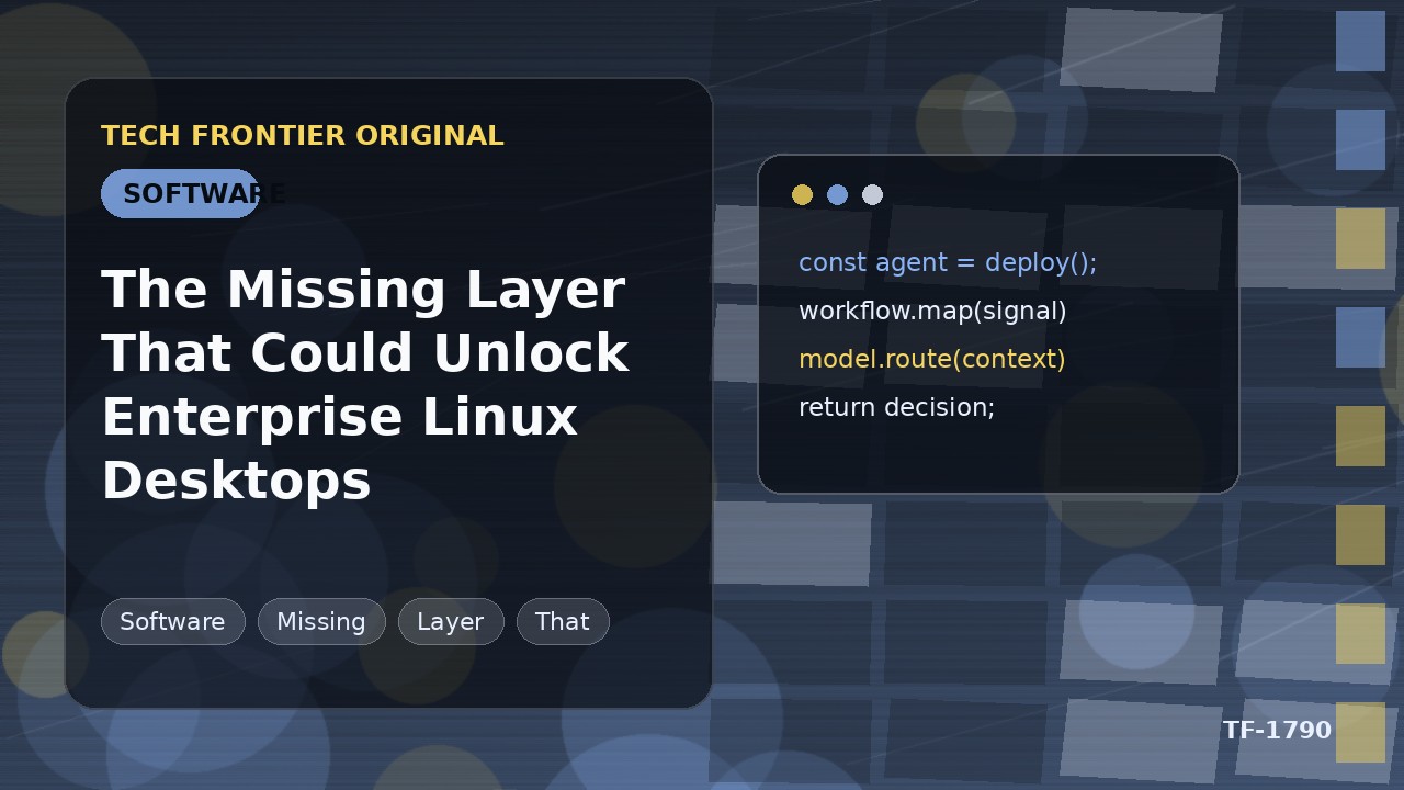 エンタープライズLinuxデスクトップを解き放つ可能性を秘めた欠落レイヤー