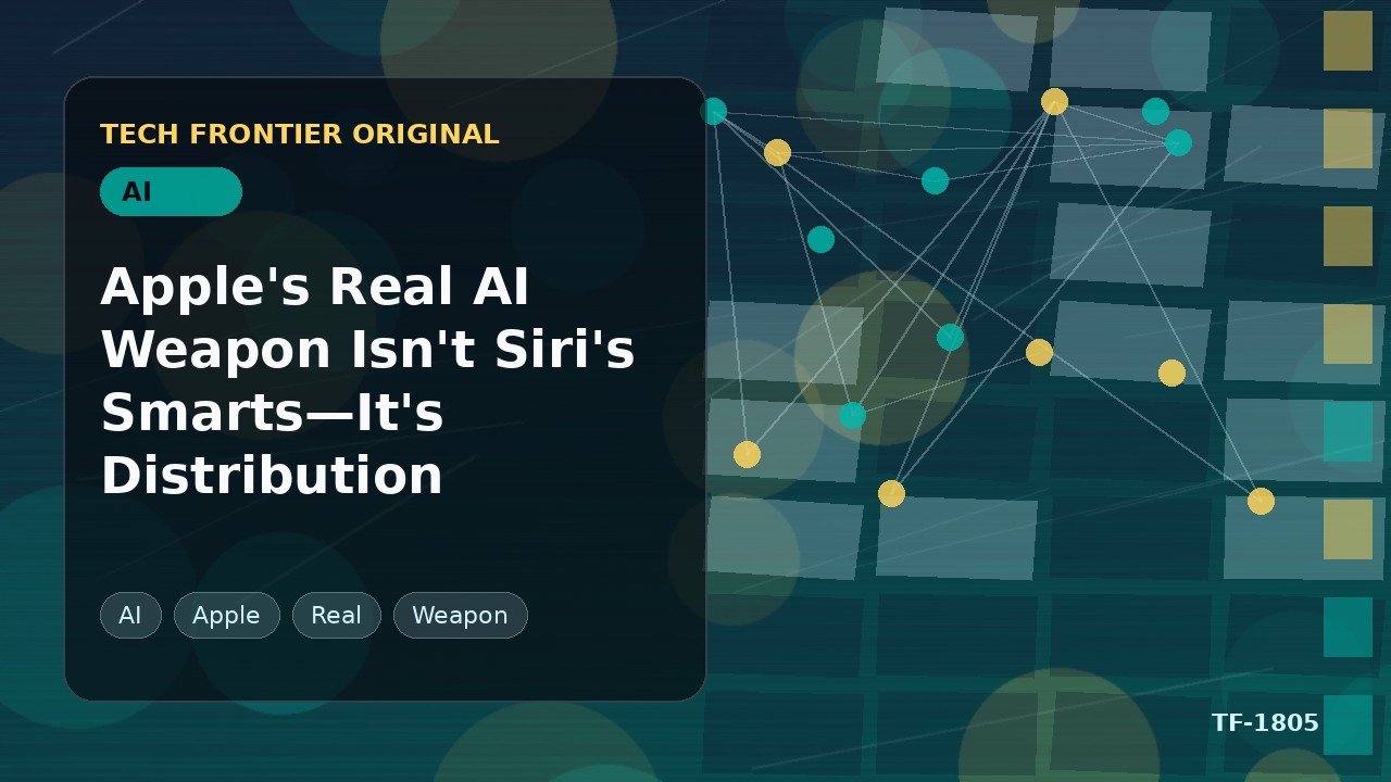 Appleの真のAI兵器はSiriの賢さではない―それは配信力だ