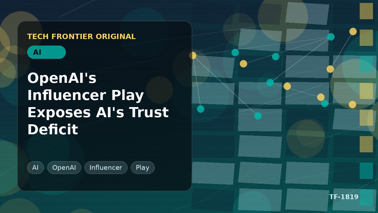 OpenAIのインフルエンサー戦略がAIの信頼欠如を露呈