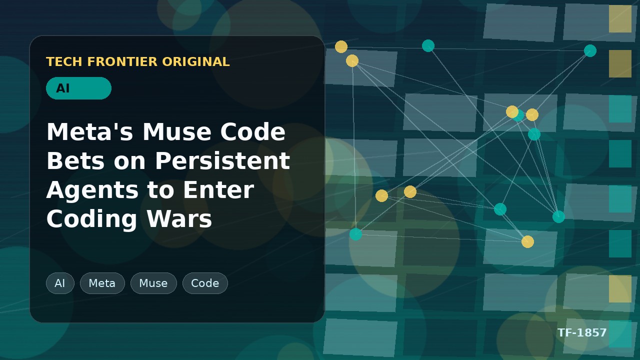 Metaのコーディングエージェント「Muse Code」、永続エージェントで競争に参戦