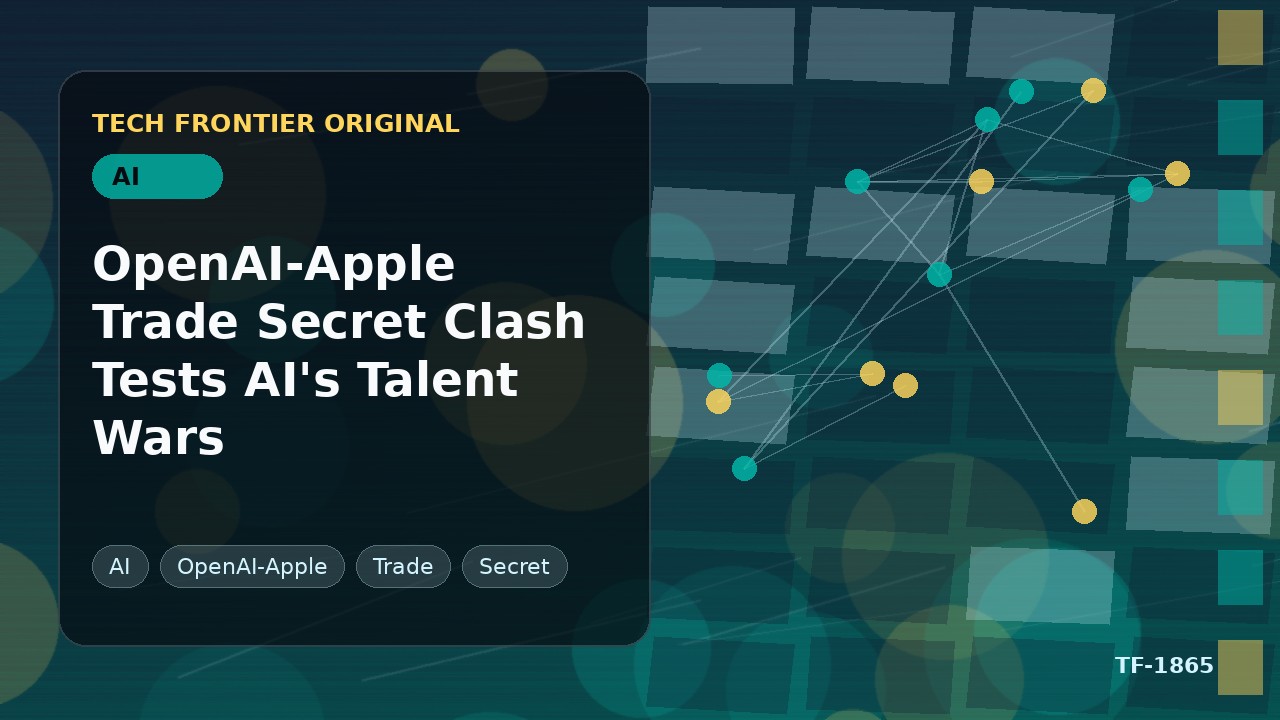 OpenAI-Apple間の営業秘密紛争、AI人材争奪戦の新たな戦場に