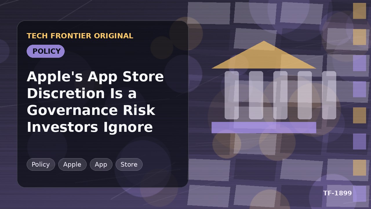 Appleのアプリストア裁量権は投資家が無視するガバナンスリスク