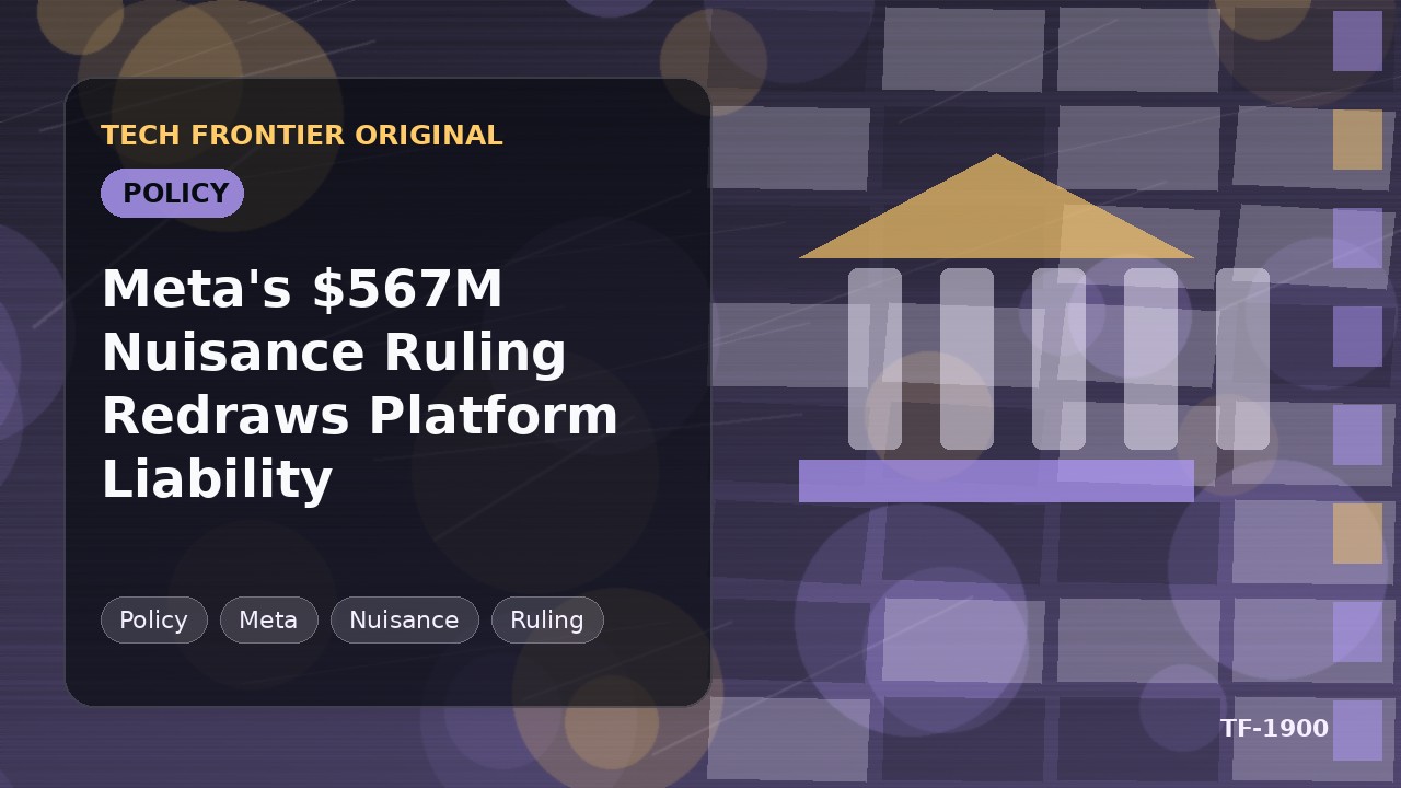 Metaの5億6700万ドル公害判決がプラットフォーム責任の境界線を引き直す