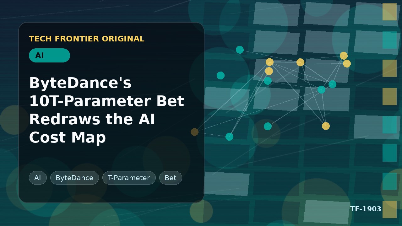 ByteDanceの10兆パラメータ賭博がAIコスト地図を書き換える