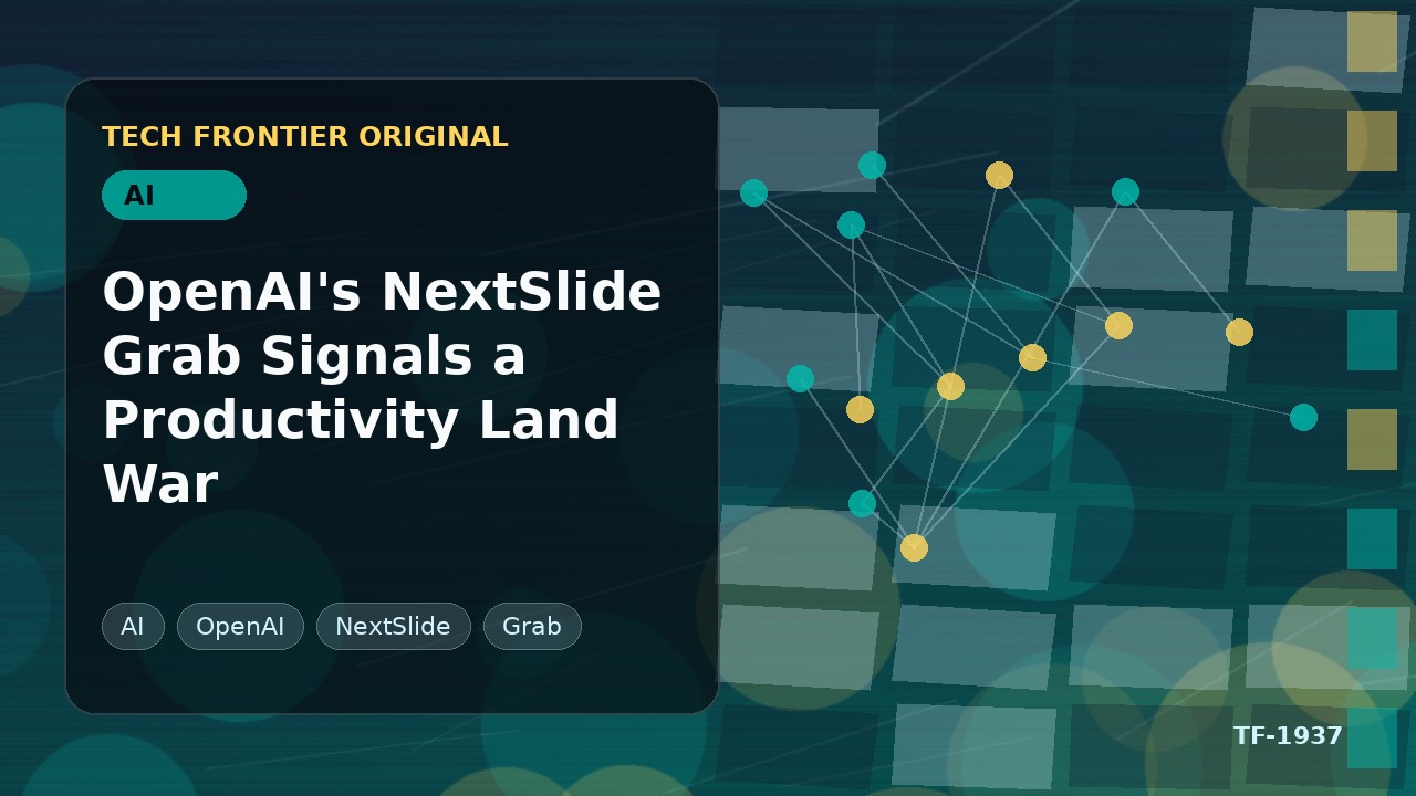 OpenAIのNextSlide買収が示す生産性ツール市場の全面戦争