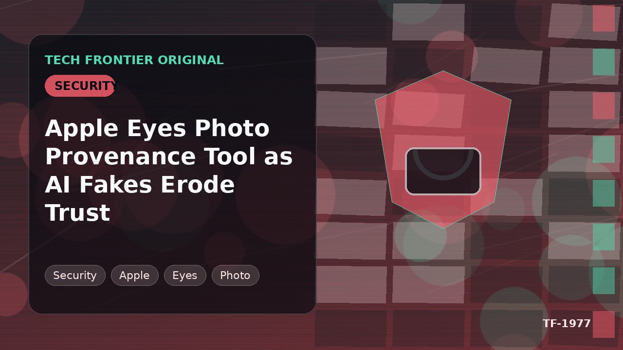 AppleがAI偽造による信頼低下を受け写真出所証明ツールに注目