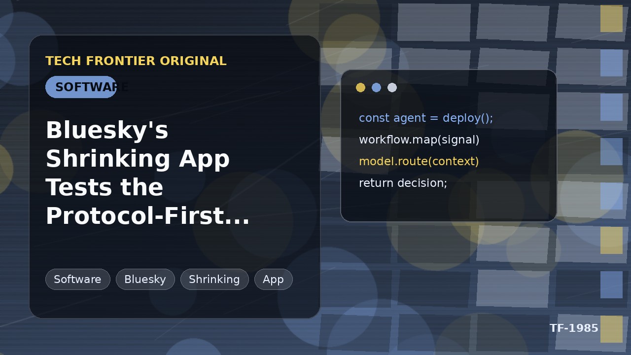 Blueskyのアプリ縮小がプロトコル優先戦略を試す