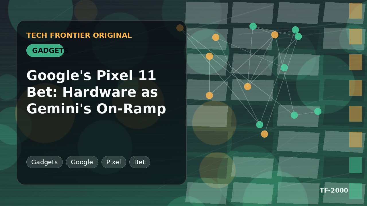GoogleのPixel 11戦略:Geminiへのゲートウェイとしてのハードウェア