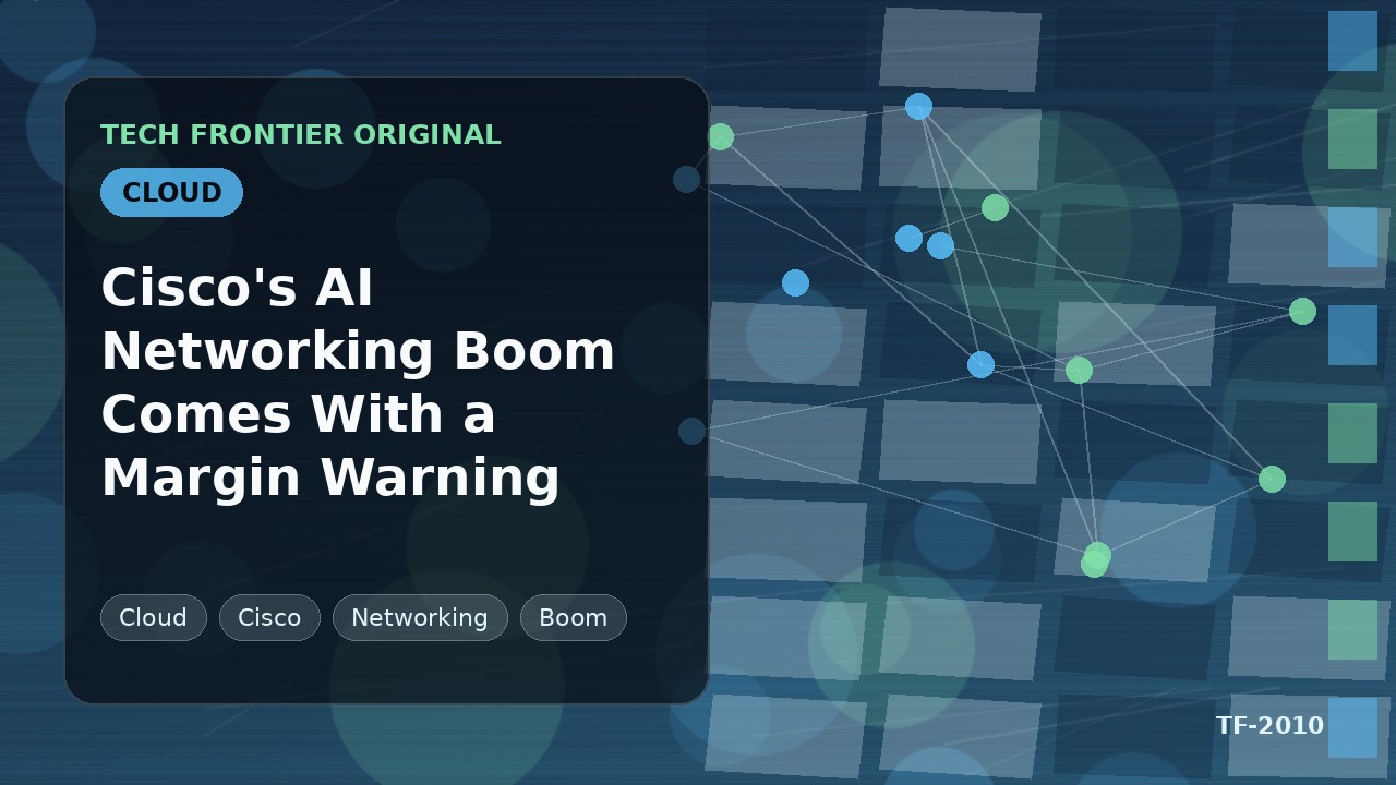 Ciscoの AI ネットワーキング好況に利益率低下の警告