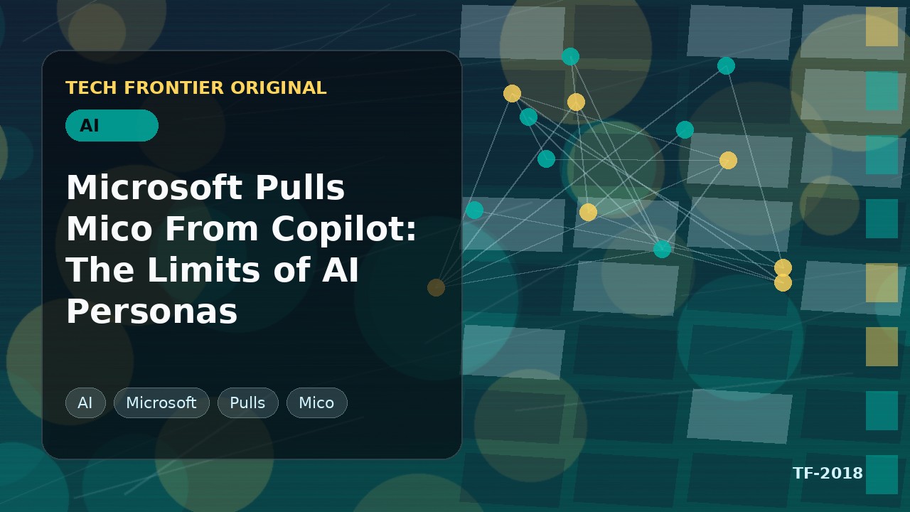 MicrosoftがCopilotからMicoを削除：AIペルソナの限界