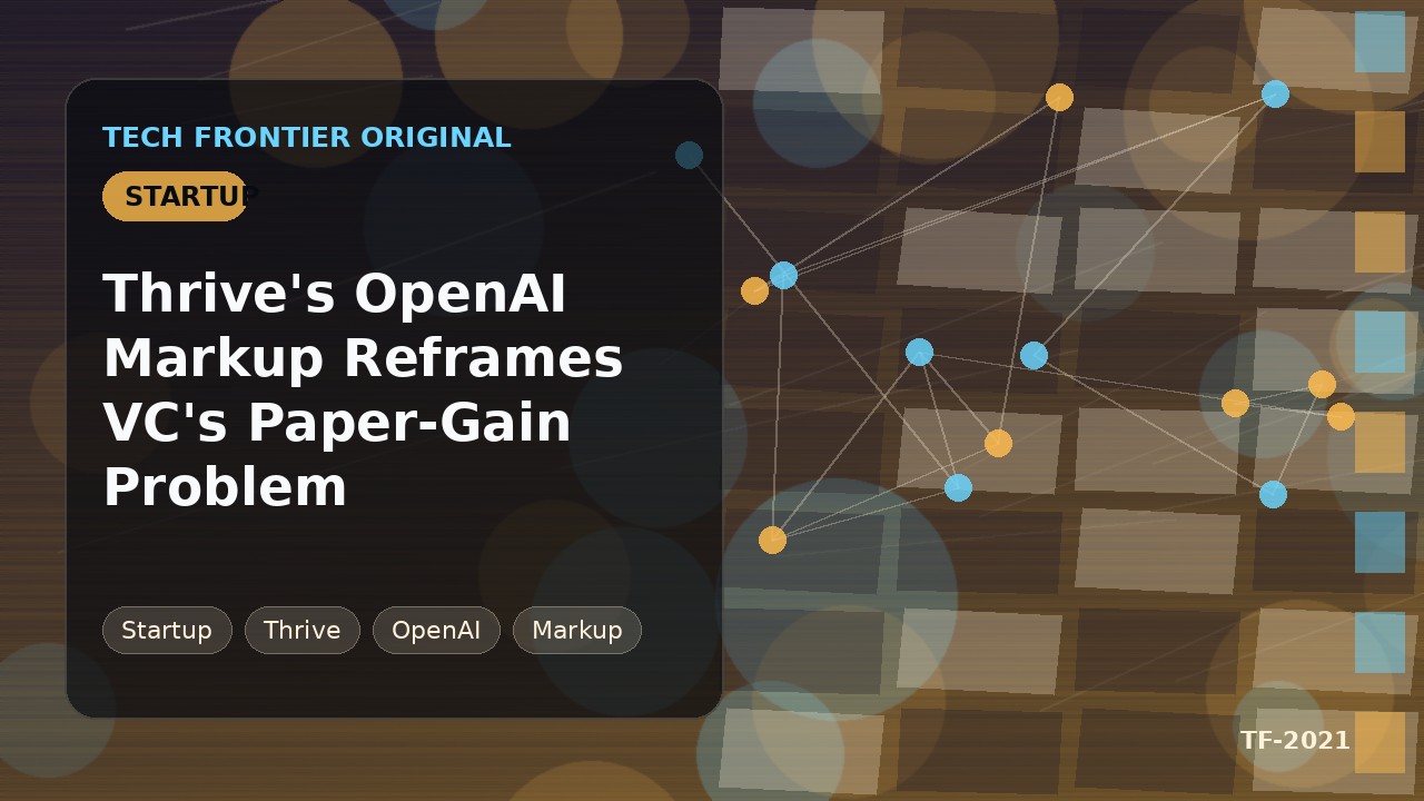 ThriveのOpenAI評価額上昇がVCの含み益問題を浮き彫りに