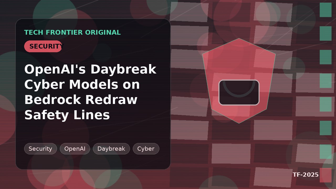 OpenAIのDaybreakサイバーモデルがBedrock上で安全性の境界線を引き直す