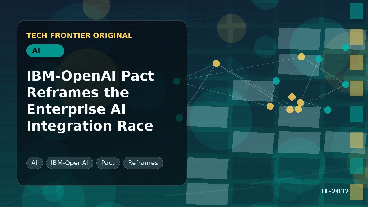 IBM-OpenAI提携がエンタープライズAI統合競争の構図を塗り替える