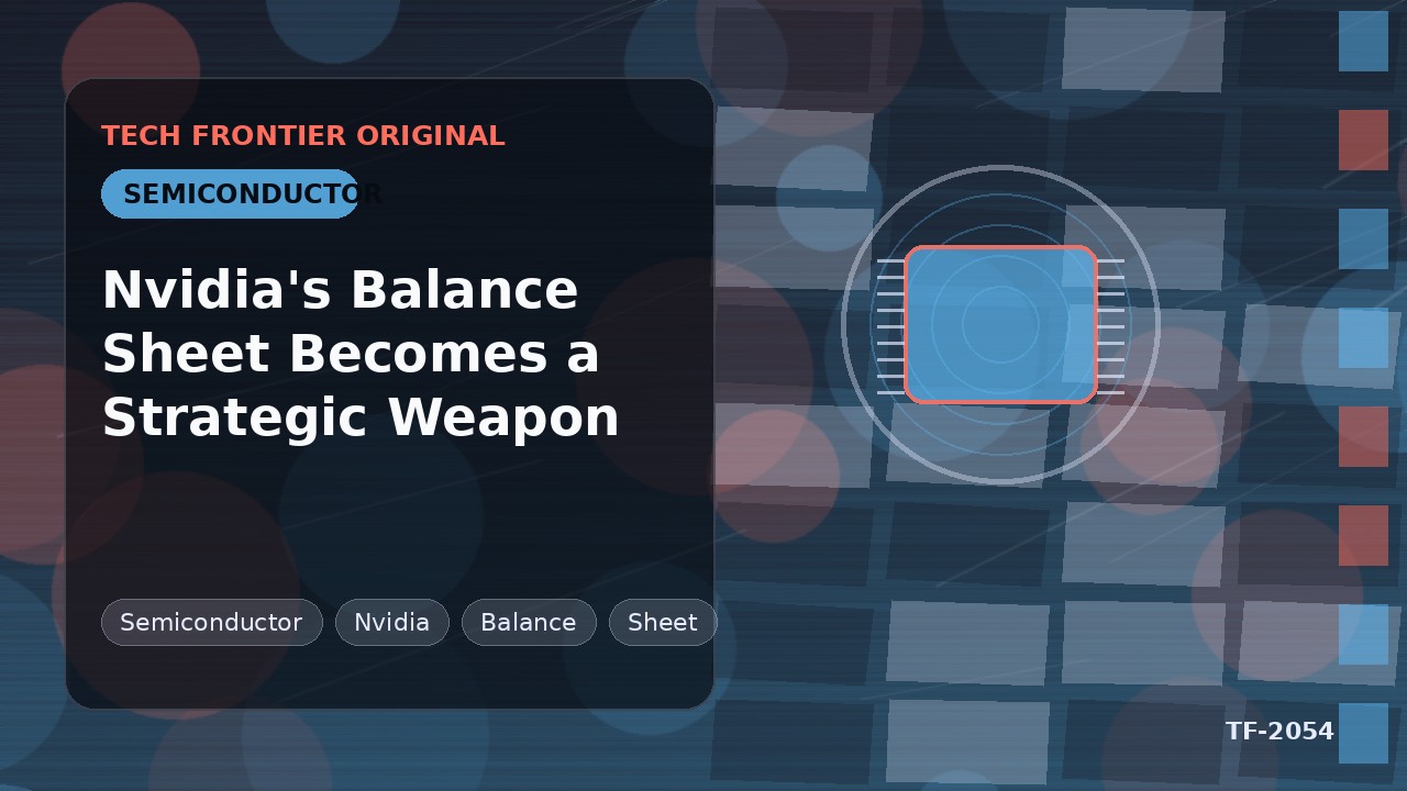 Nvidia's Balance Sheet Becomes a Strategic Weapon