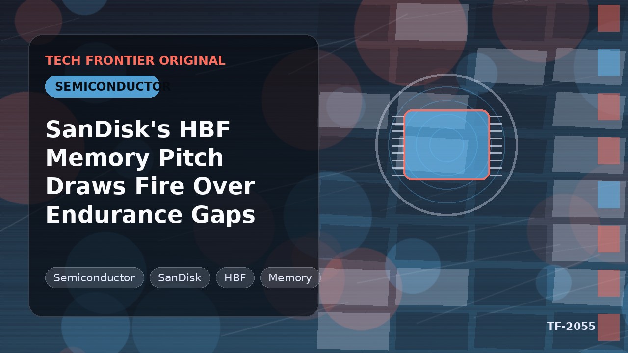SanDisk's HBF Memory Pitch Draws Fire Over Endurance Gaps