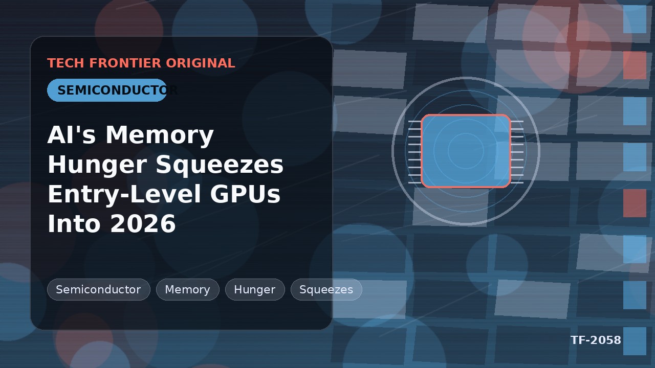 AI's Memory Hunger Squeezes Entry-Level GPUs Into 2026
