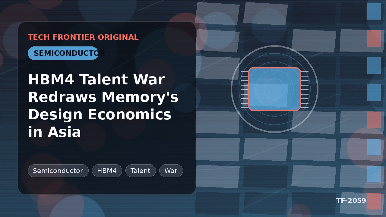 HBM4 Talent War Redraws Memory's Design Economics in Asia
