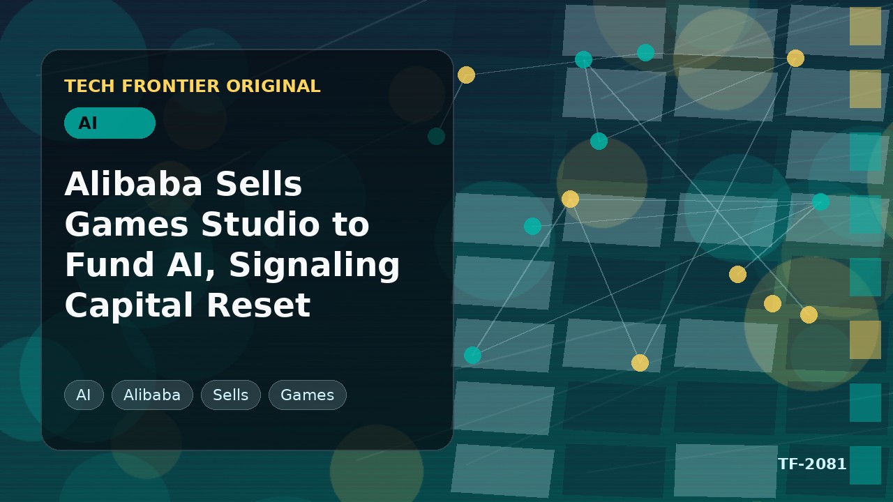 Alibaba Sells Games Studio to Fund AI, Signaling Capital Reset