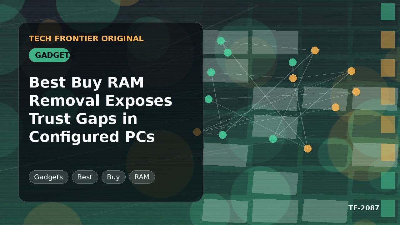 Best Buy RAM Removal Exposes Trust Gaps in Configured PCs