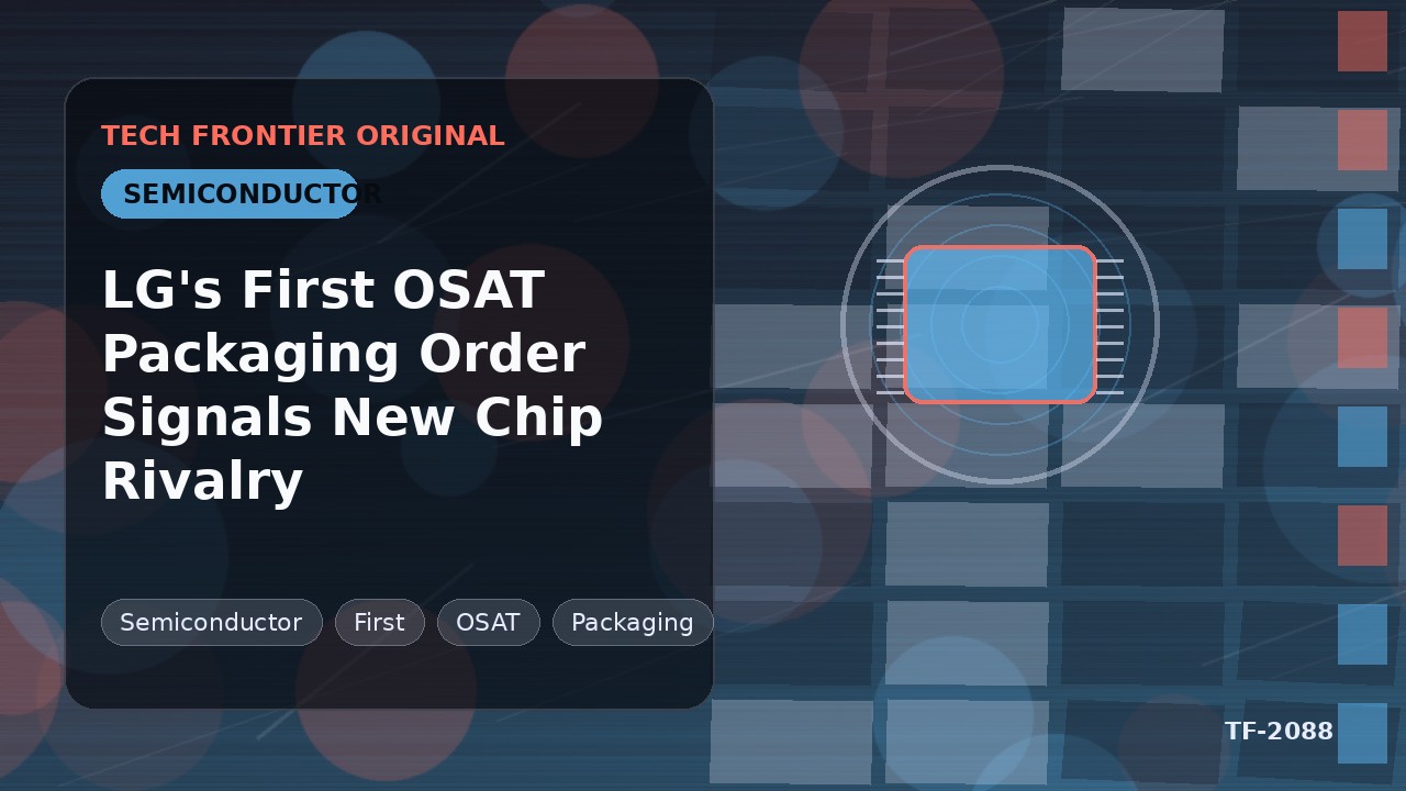 LG's First OSAT Packaging Order Signals New Chip Rivalry