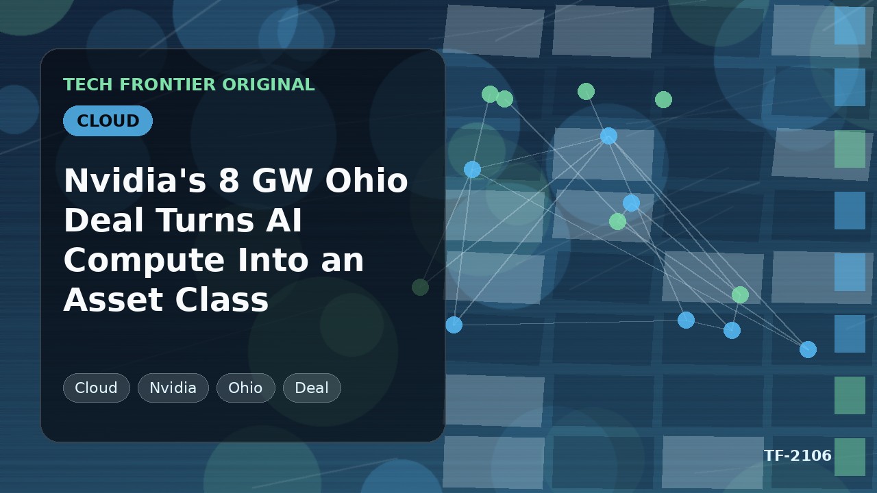Nvidia's 8 GW Ohio Deal Turns AI Compute Into an Asset Class