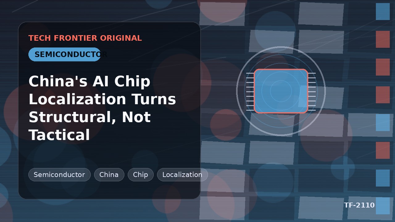 China's AI Chip Localization Turns Structural, Not Tactical