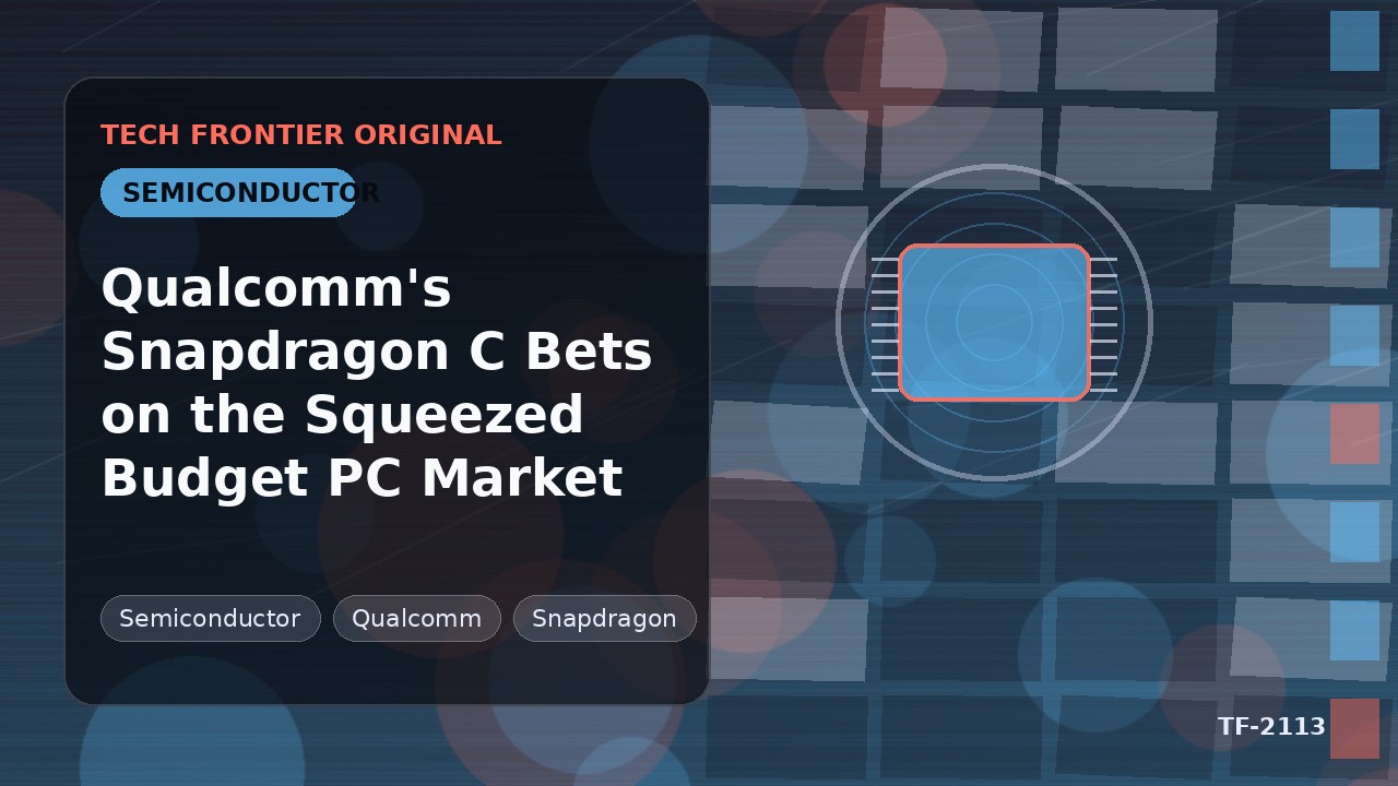 Qualcomm's Snapdragon C Bets on the Squeezed Budget PC Market
