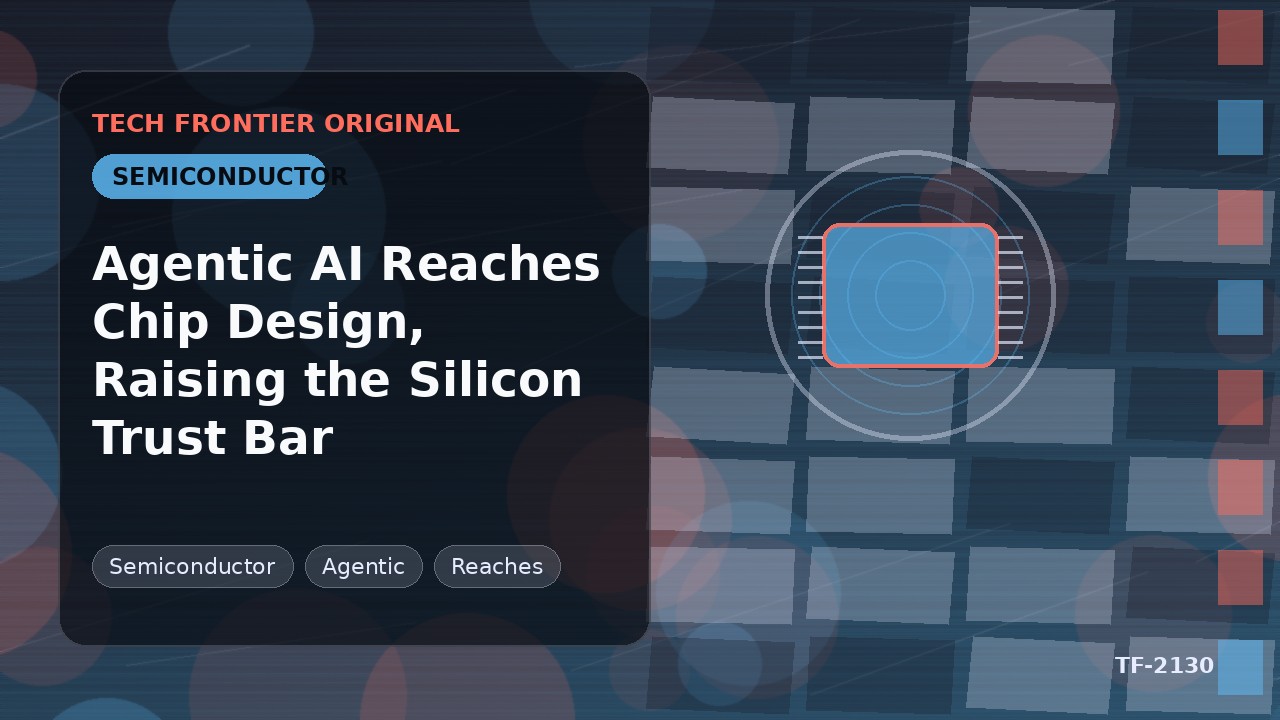 Agentic AI Reaches Chip Design, Raising the Silicon Trust Bar