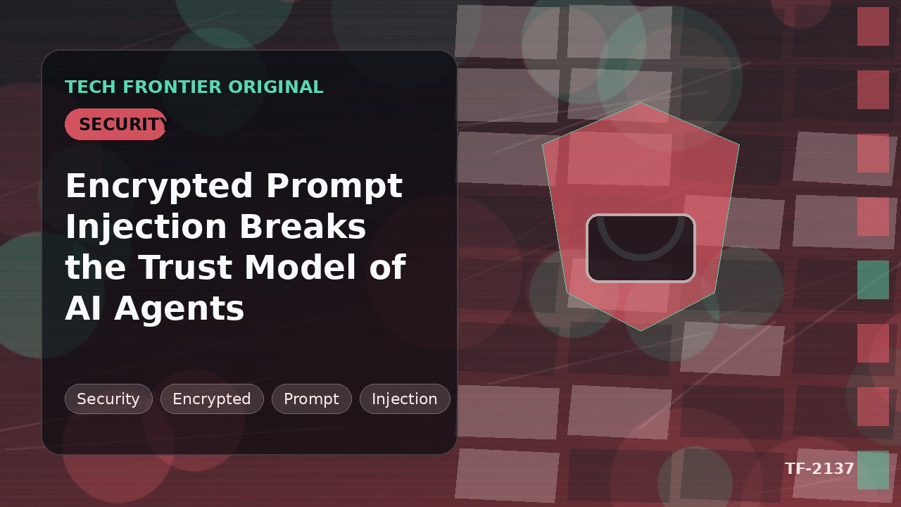 Encrypted Prompt Injection Breaks the Trust Model of AI Agents