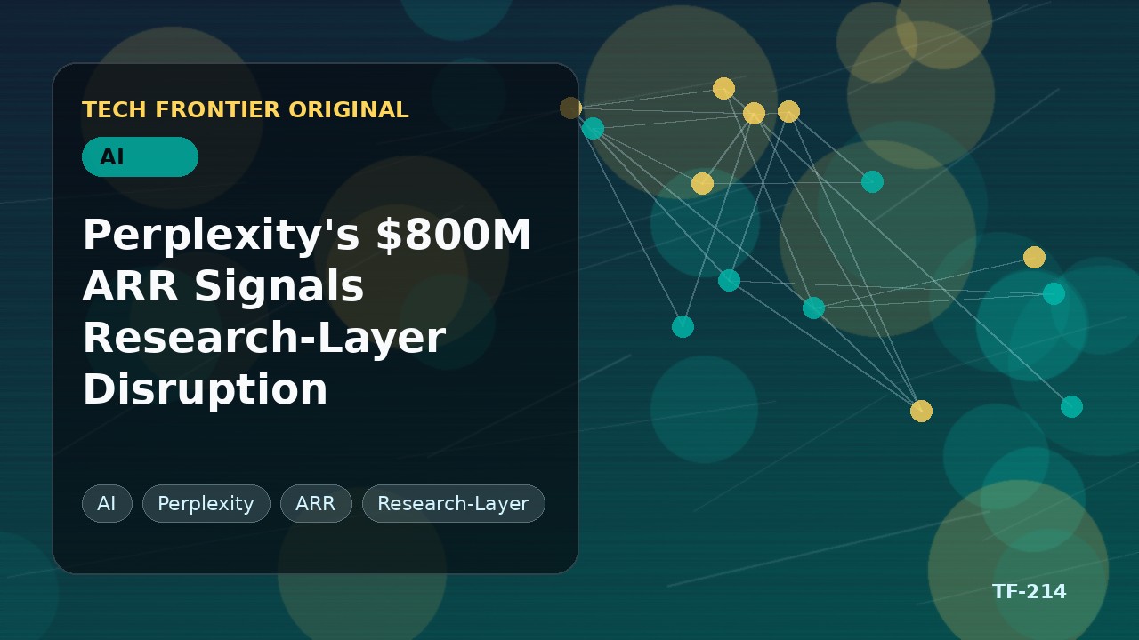 Perplexityの8億ドルARRがリサーチ層の破壊を示す