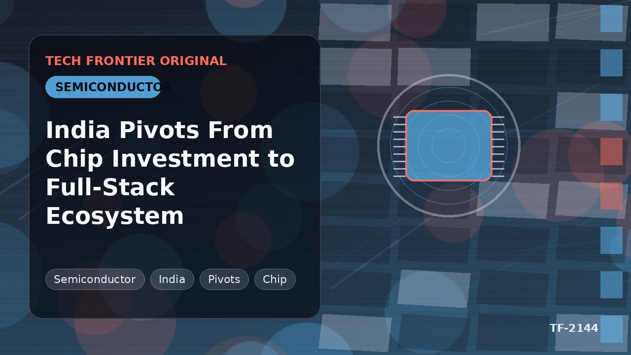 India Pivots From Chip Investment to Full-Stack Ecosystem