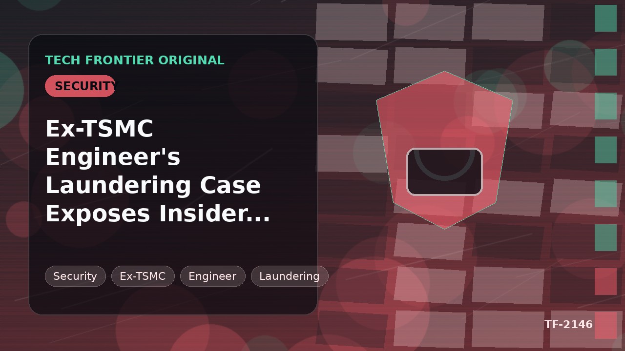 Ex-TSMC Engineer's Laundering Case Exposes Insider Risk