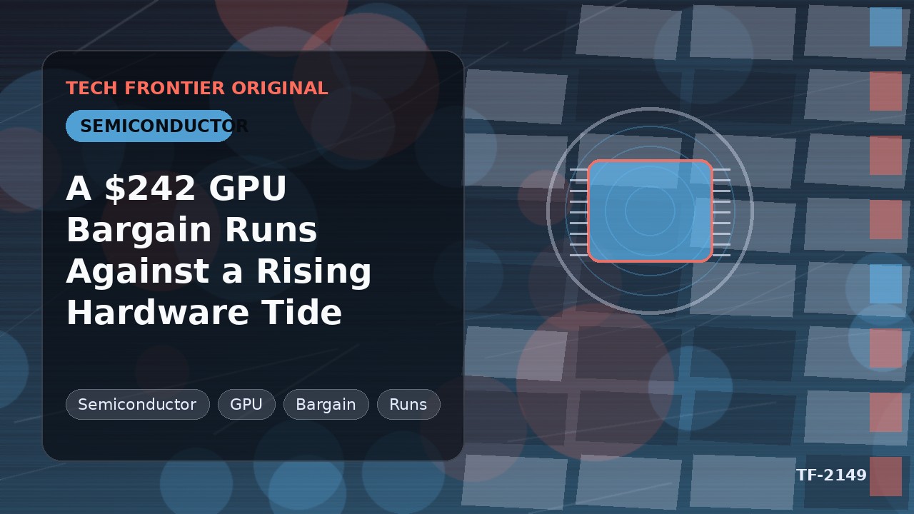 A $242 GPU Bargain Runs Against a Rising Hardware Tide