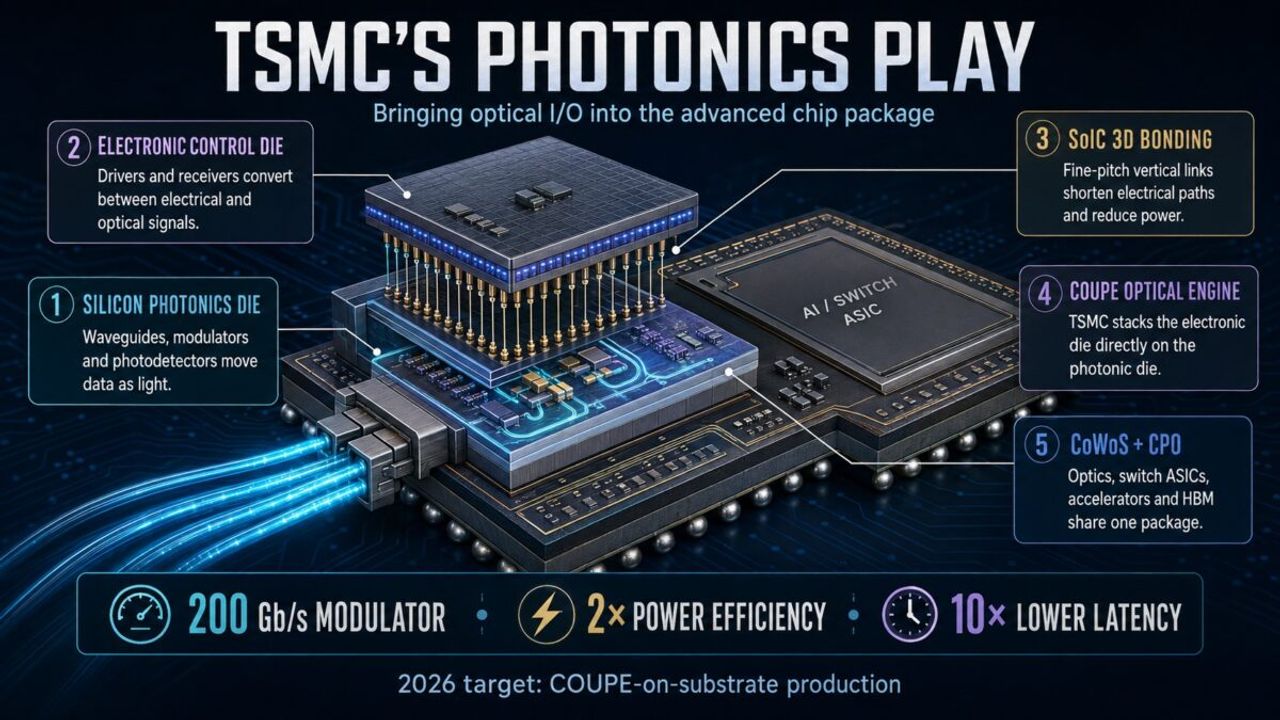 TSMC's Photonics Play Reshapes AI Datacenter Economics