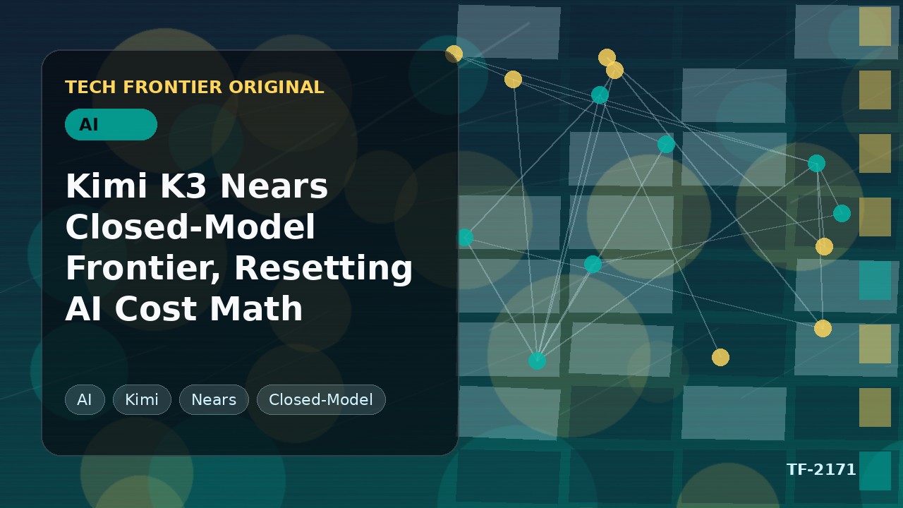 Kimi K3 Nears Closed-Model Frontier, Resetting AI Cost Math