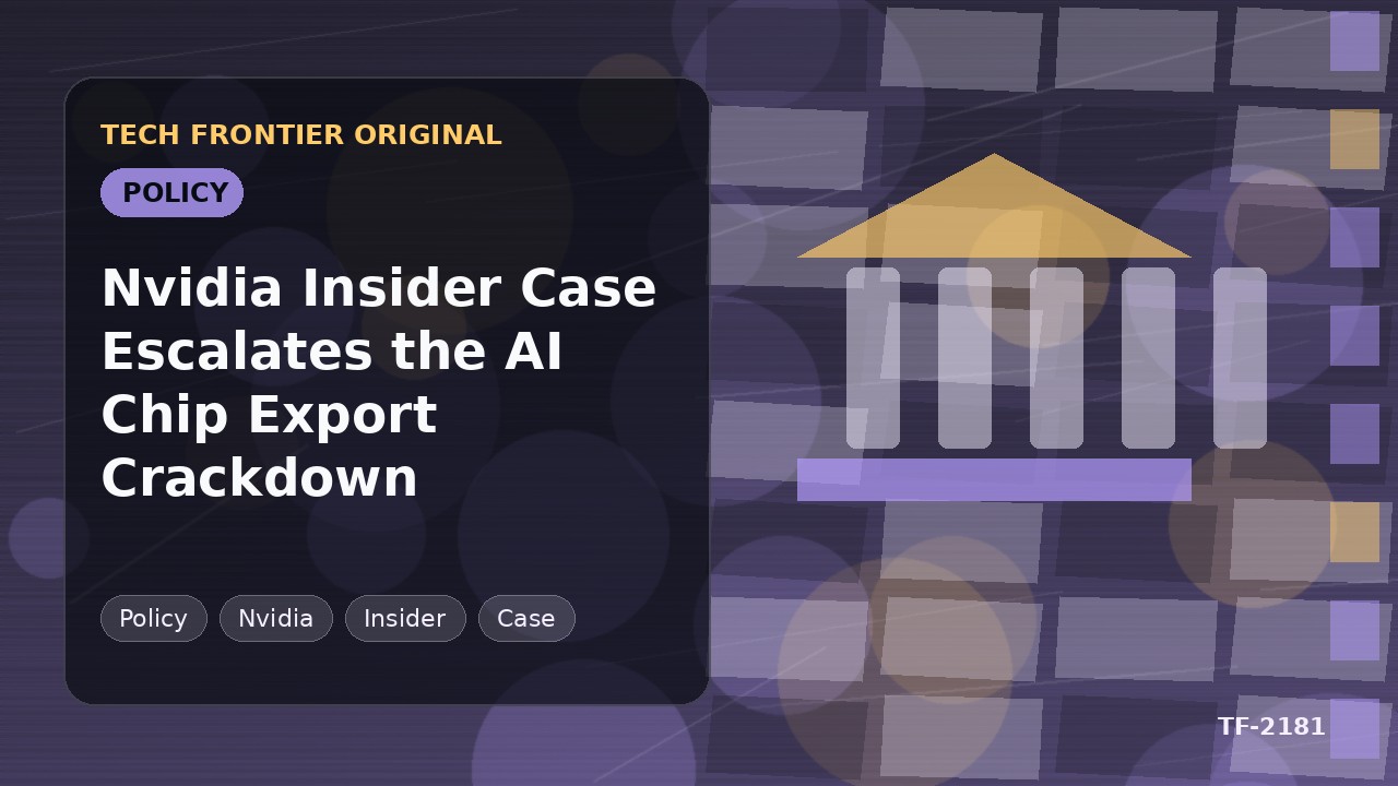 Nvidia Insider Case Escalates the AI Chip Export Crackdown