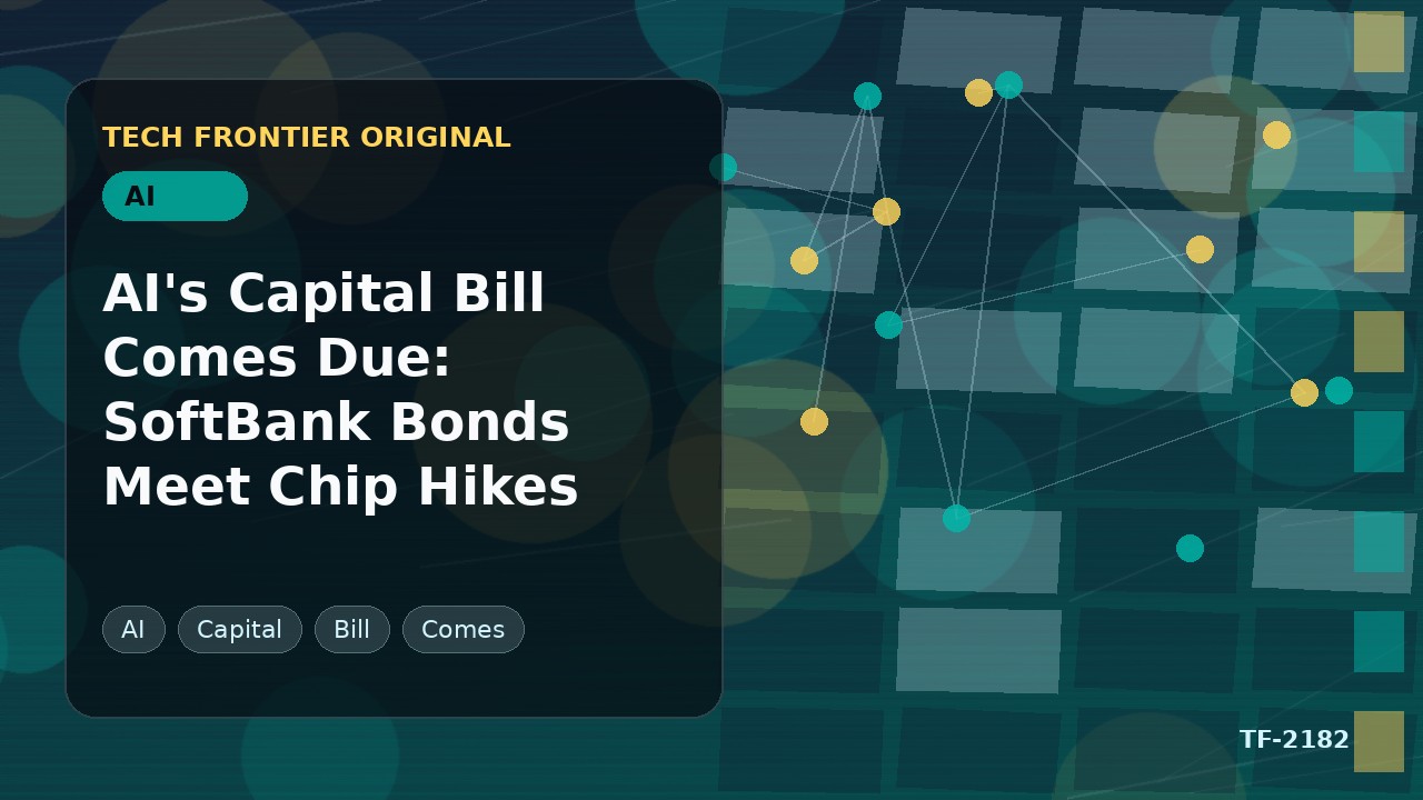 AI's Capital Bill Comes Due: SoftBank Bonds Meet Chip Hikes