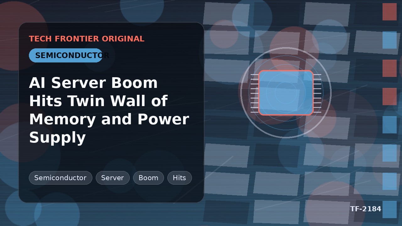 AI Server Boom Hits Twin Wall of Memory and Power Supply