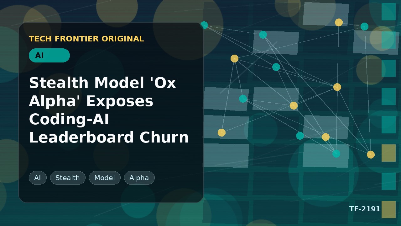 Stealth Model 'Ox Alpha' Exposes Coding-AI Leaderboard Churn